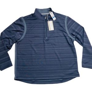 Tommy Bahama Tidal Stripe Half Zip Pullover XL